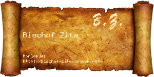 Bischof Zita névjegykártya